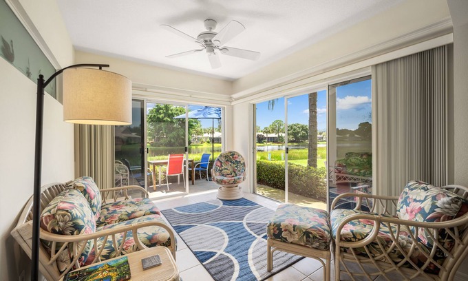 Plantation Condo | Beautiful Water Views! Spacious First Floor Condo. Your Home Away From Home!