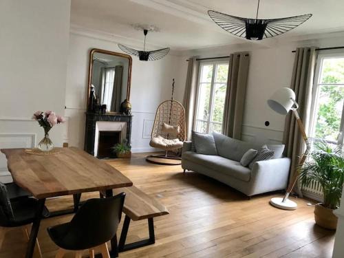 Saint-Vincent-de-Paul Apartment | Beautifully designed homely calm parisian duplex