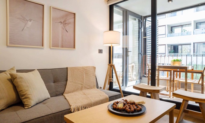 Apoquindo Apartment | Beauty 2BR Haven for 5 in Lively Las Condes Oasis