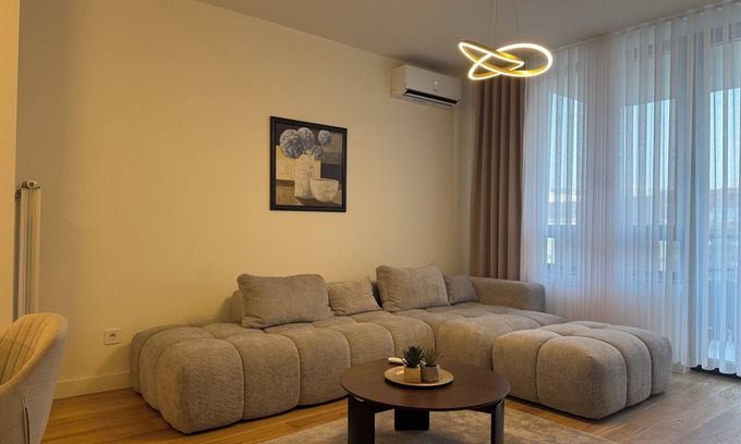 Savski Venac Apartment | Belgrade Waterfront - Designer One-Bedroom Apartment with Breakfast and Parking.