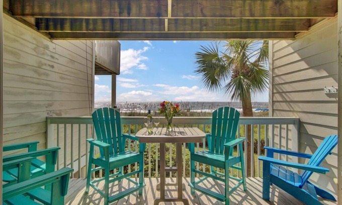Beachwood East Condo | “Bella Vista” at 2 A Seagrove Villa|Fantastic Oceanfront View|New Kitchen and Bath|Terrific Deck .