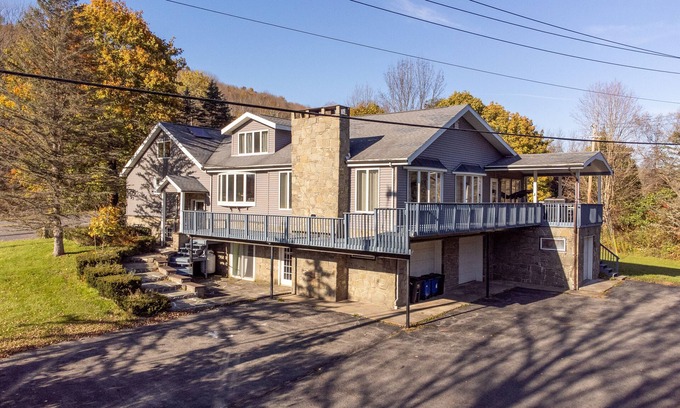 Margaretville House | Belleayre Grandhouse 6 bedrooms sleep 15 w/hot tub, sauna, game lounge.