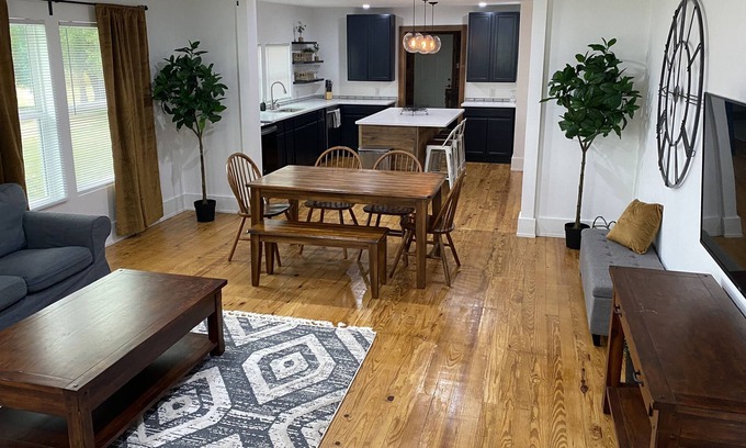 Belton House | Belton Getaway with King Suite by park and downtown