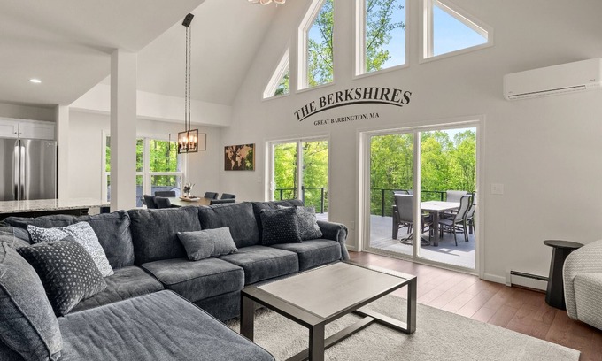 Great Barrington House | Berkshires Best/Large Deck with Hotub, Basement with Game room & Fitness room