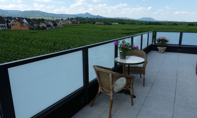 Bennwihr Apartment | Between KAYSERSBERG elected favorite village of the French in 2017 and RIQUEWIHR.