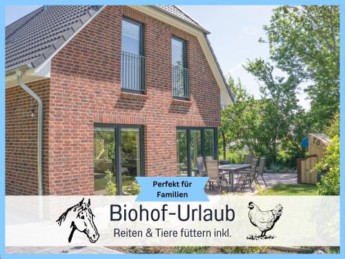 Gammendorf House | Bio Ferienhof Wichtelweide - Ferienhaus Luv - mit Sauna