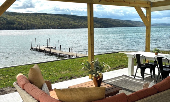 Branchport House | Birchwood Cottage, 200ft of Lake Beach-Fully flat lot -Private Driveway