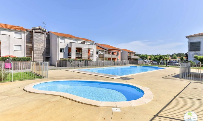 Biscarrosse Apartment | Biscarrosse Bourg Joli T3 dans résidence avec piscine