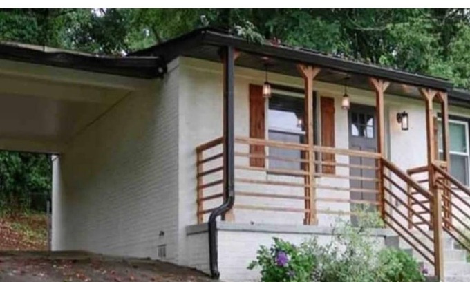 Church Street House | Blue Bungalow near Atlanta Airport