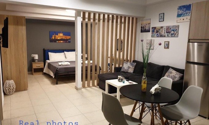 Rhodes Town Apartment | blue - comfy center rodos