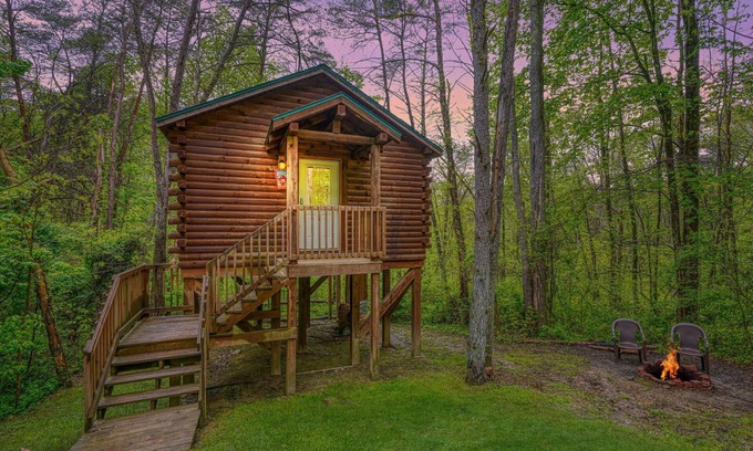 Logan Cabin | Blue Rose Cabins - Treetops Cabin