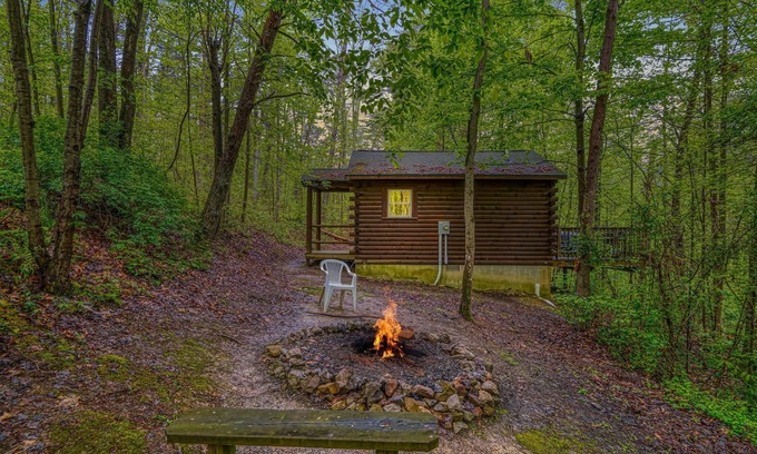 Logan Cabin | Blue Rose Cabins - Wildwood Cabin