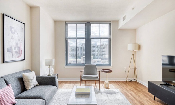 Aurora Highlands Apartment | Blueground | Pentagon City, rooftop, nr Arlington Cemetery
