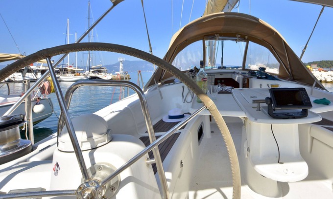 Corfu Town Boat Rental | Boat 'Sun Odyssey 43id' with Sea View & Wi-Fi
