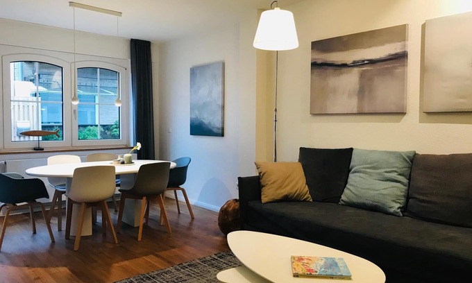Norderney Apartment | Bogenhuus downstairs with terrace in the center of Norderney