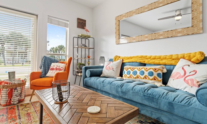 Crystal Beach Condo | Boho Beach Vibes @ Caribbean Dunes,125