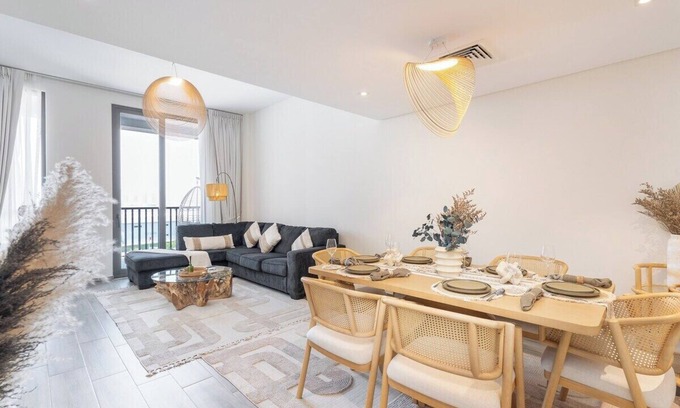 Dubai Production City Apartment | Boho-Inspired 1 bed in Production City!