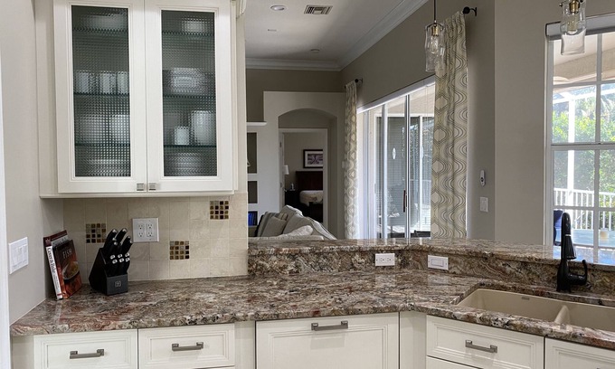 Bonita Bay House | Bonita Bay, Beautiful Villa with lake view and natural light