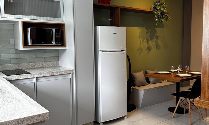 Regiao Urbana Homogenea X Apartment | Studio Aconchego Poços - Close to the center, Pets allowed