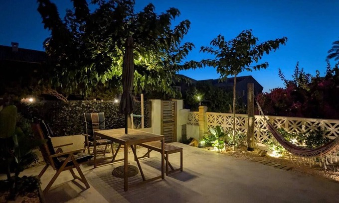 Colonia de Sant Pere Apartment | Brand new apartment 1min from the sea, terrace and garden