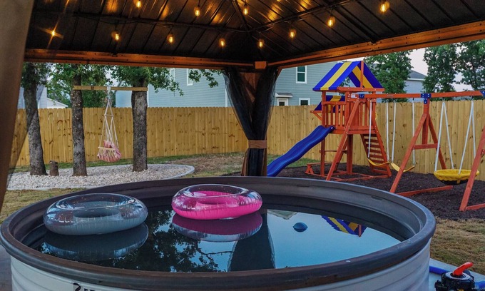 Tolar House | Brand New: 5bd, 3ba Oasis in Tolar - Cowboy Pool, Dog-Friendly, Playground