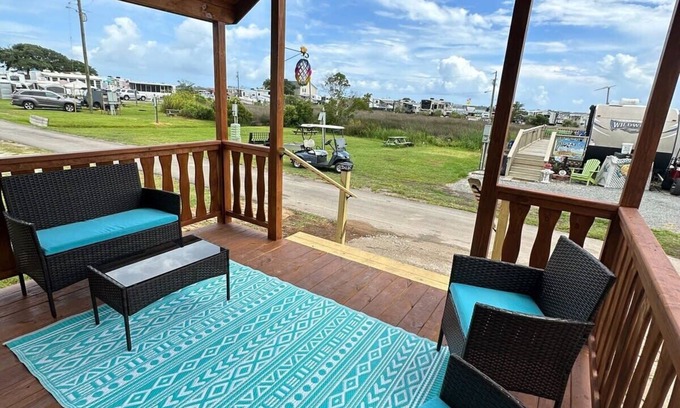 Holly Ridge Cabin | Brand New Park Model Cabin with loft in Surf City