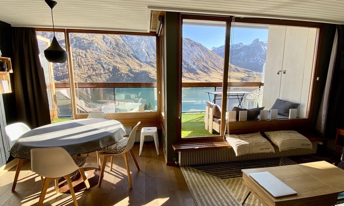 Tignes le Lac Apartment | Breathtaking view of the lake!