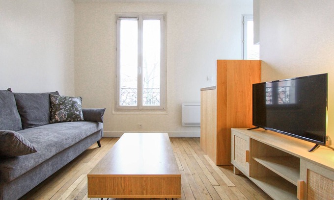 Ivry-port Apartment | Bright Apt With Wi Fi Near Ivry Cinema
