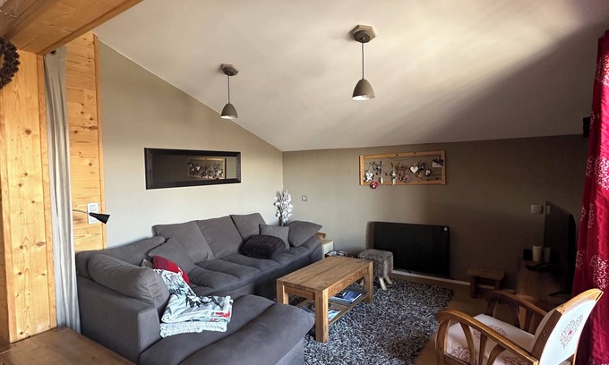 La Plagne-Tarentaise Apartment | Bright, spacious apartment 100m from village center and ski lift