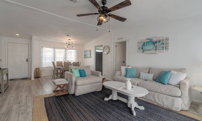 Edgewater House | Bright & Spacious Home with ICW access, two community pools and a boat launch.