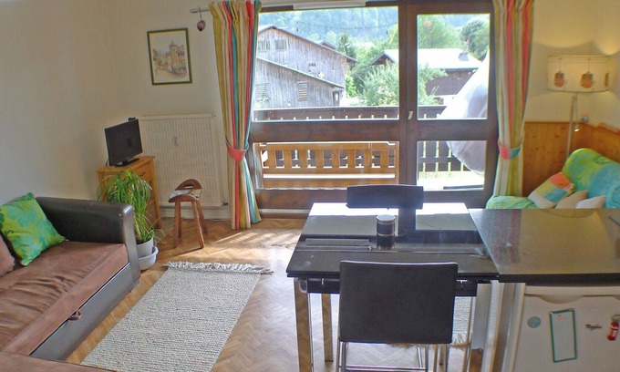 Samoens Apartment | Bright studio with balcony, parking, WiFi and pets allowed in Samoëns