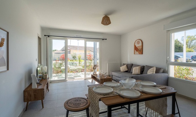 Biscarrosse Apartment | Bright T4 Apartment in Biscarrosse - 6 to 8 guests - Parking included