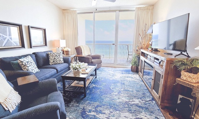 Fort Morgan Condo | Bristol 1405 Beach Club-Direct Gulf View-Right On The Beach-Pool/Hot Tub-WiFi!