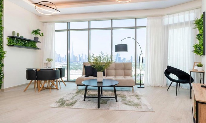 Jadaf Apartment | Burj Khalifa view - Amazing 1 bedroom with Pool