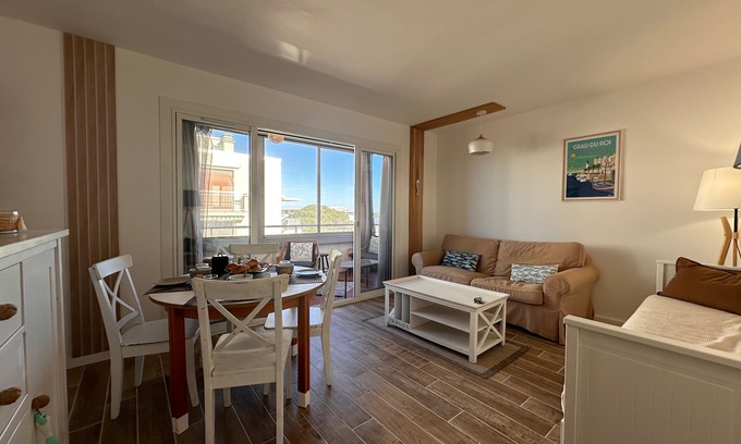 Montpellier Apartment | Côté Mer - P2 dans residence sur plage