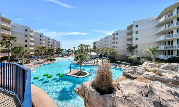 Fort Walton Beach Condo | C301 | FREE Beach Service + 3 Pools + Lazy River + 2 Hot Tubs!