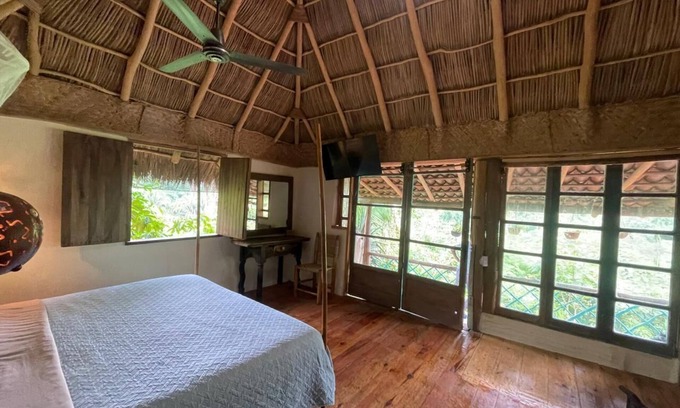 San Francisco Cottage | Cabaña Armonía, 6 personas + cocina + alberca + WIFI