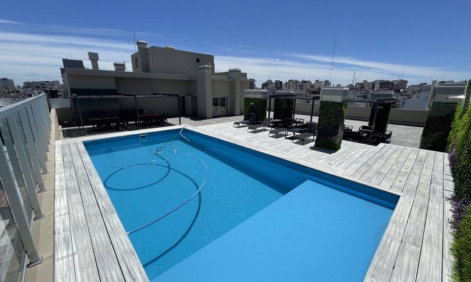 Caballito Apartment | Caballito Retreat Balcony and Rooftop Pool