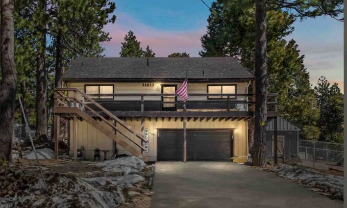 Running Springs Cabin | Cabin Chateau Relaxo Cabin large game room. Walking distance to town.