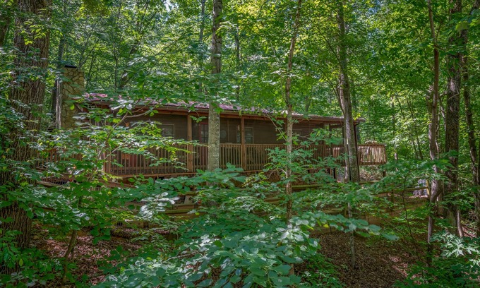 Lake Lure Cabin | Cabin in the Woods 3 minutes from Rumbling Bald Resort @ Lake Lure