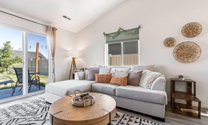 Caldwell House | Caldwell Boho Farmhouse 3 Bedroom Private Home