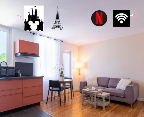 Vaires-sur-Marne Apartment | Calme et Cosy en centre ville