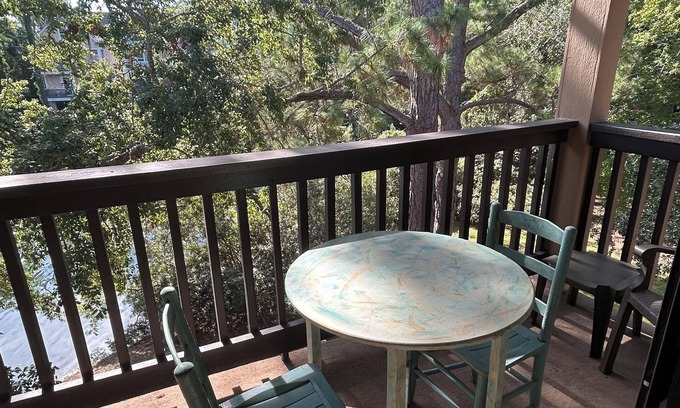 Folly Field Condo | Calming lagoon view 2 BR condo on Hilton Head Island. Rate includes housekeeping