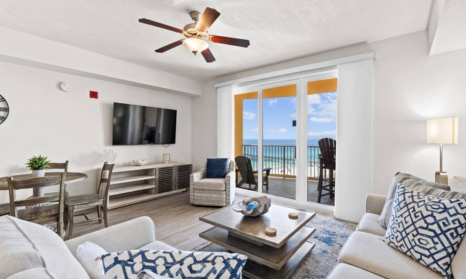 Panama City Beach Condo | Calypso 3-1510 -Gulf Views, Pool, Hot Tub, Walk to Pier Park, FREE Activities