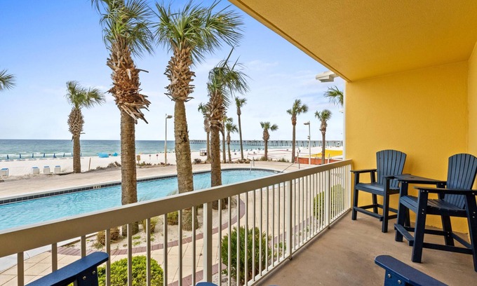 Panama City Beach Condo | Calypso Resort 107W - Beachfront, 2 Pools, Sleeps 6, Low Floor, Free Golf Daily