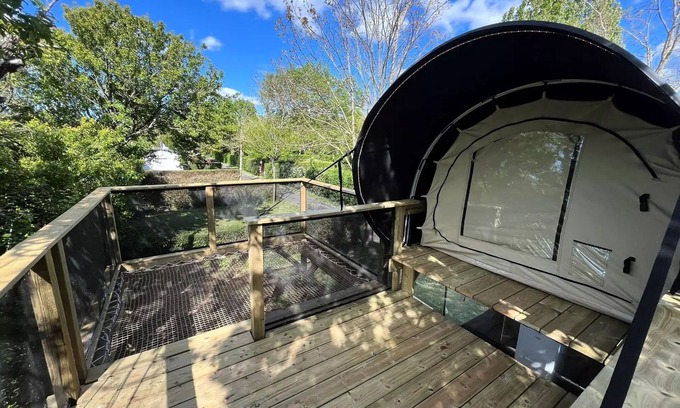 Saint Nazaire sur Charente RV Rental | Camping Flower L'Abri-côtier * - NEW /D'Tente DKbane 12m² UNUSUAL - 1 bedroom + terrace (without sanitary facilities) 2 people
