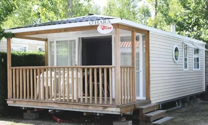 Hourtin House | Camping l'Orée du Bois * - 3 Room Mobile Home 4/6 People + TV