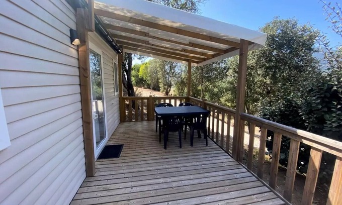 Olmeto House | Camping maeva Escapades Colomba * - Mobile Home 3 Rooms 4 People Air-conditioned + TV
