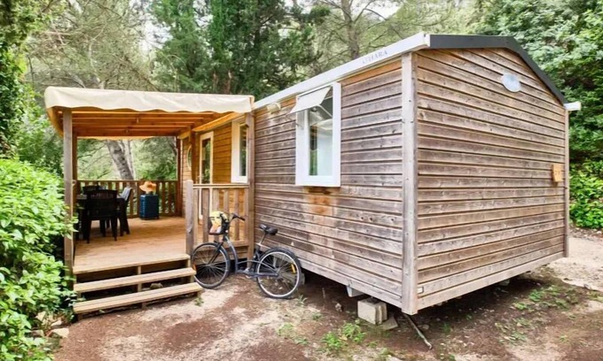 Orgon House | Camping maeva Respire La Vallée Heureuse * - Cozy Mobile Home 4 Rooms 6 People Air Conditioned
