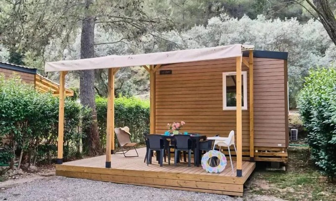 Orgon House | Camping maeva Respire La Vallée Heureuse * - Premium Mobile Home 4 Rooms 6 People Air Conditioned + TV